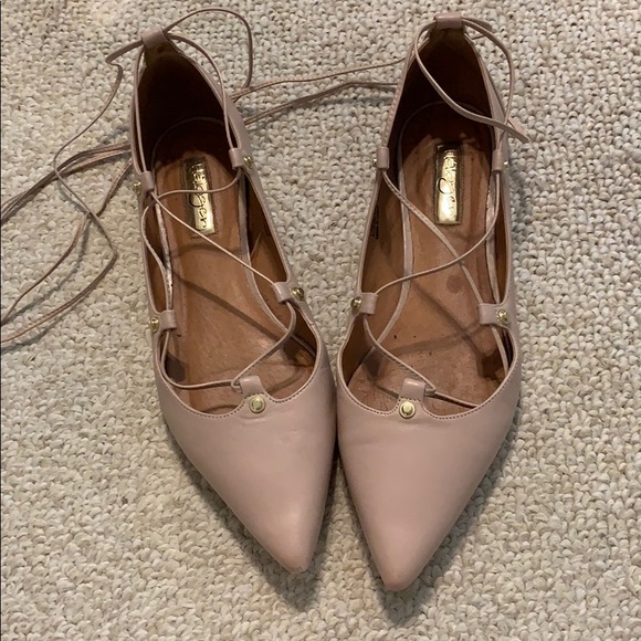 halogen lace up flats